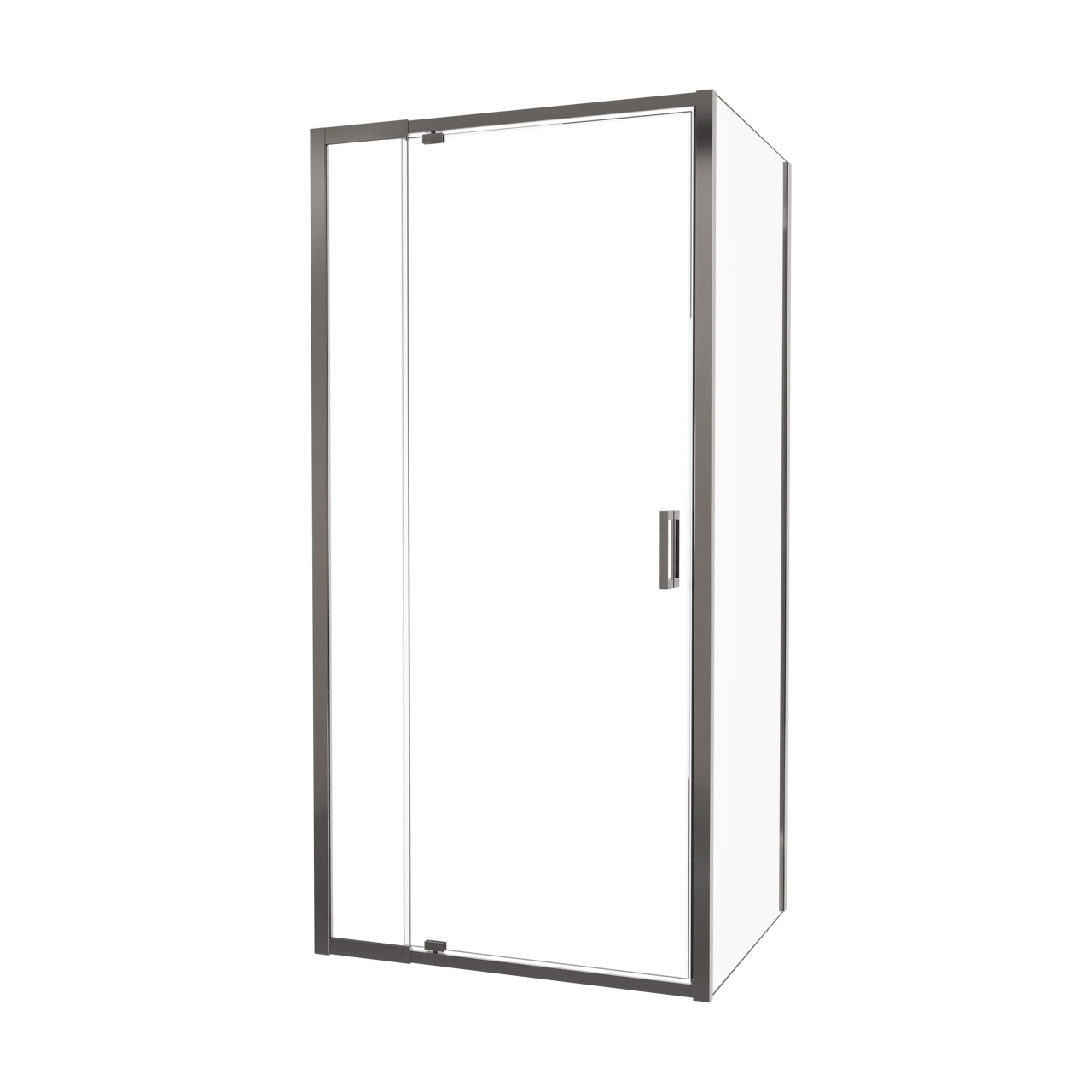 Luca Varess Vidor Telescope douche en coin avec porte pivotante