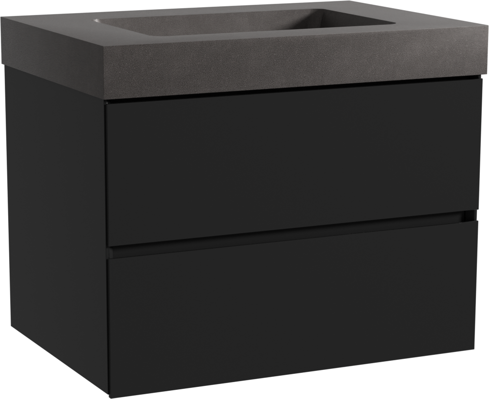 Storke Edge badkamermeubel met Scuro High wastafel