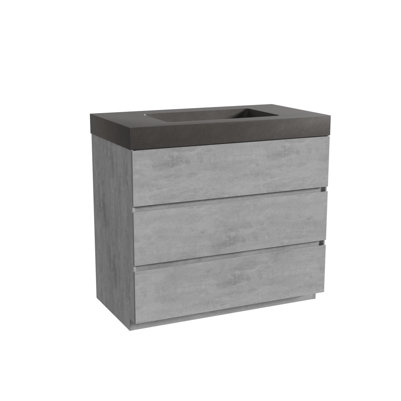 Storke Edge meuble salle de bains avec lavabo Scuro High