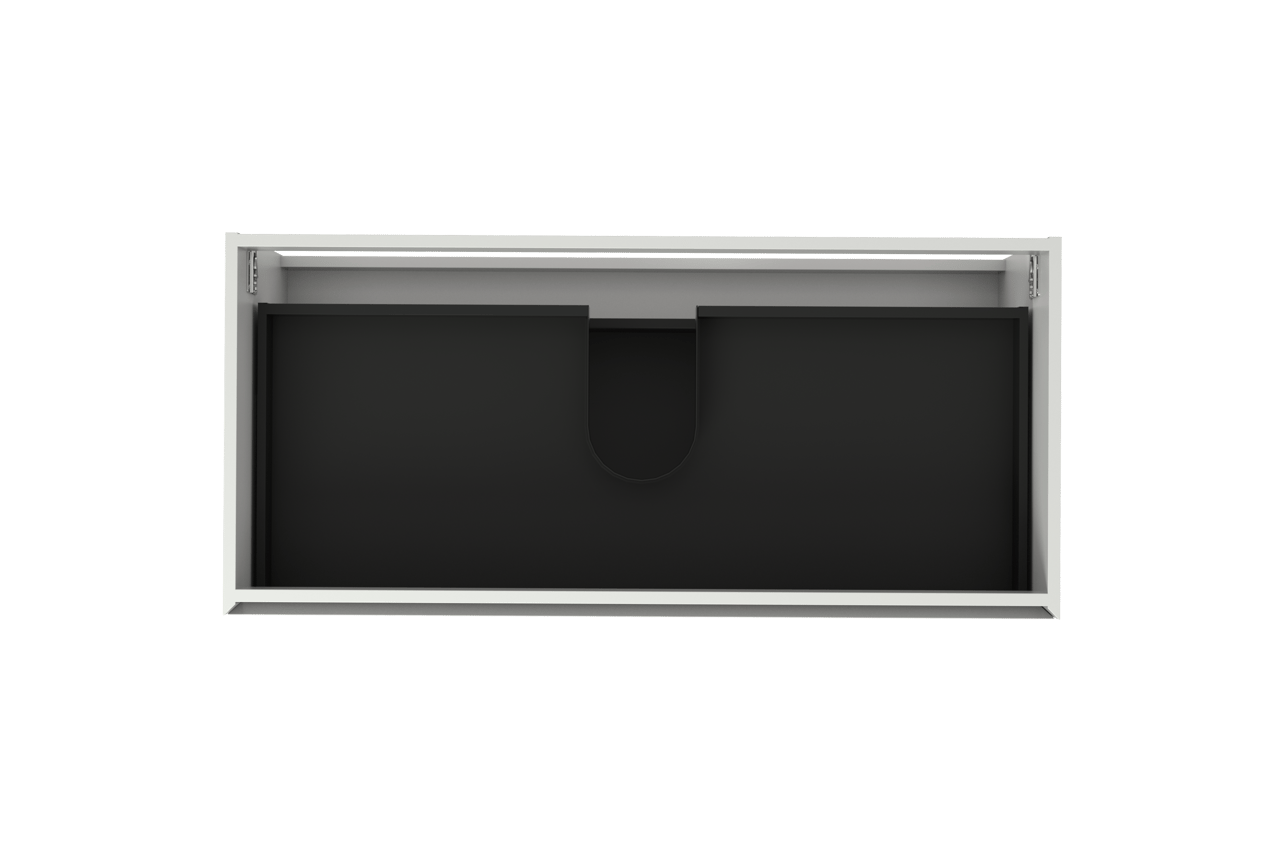 Balmani Mitra meuble sous-lavabo suspendu 120 x 55 cm blanc mat 2 tiroirs