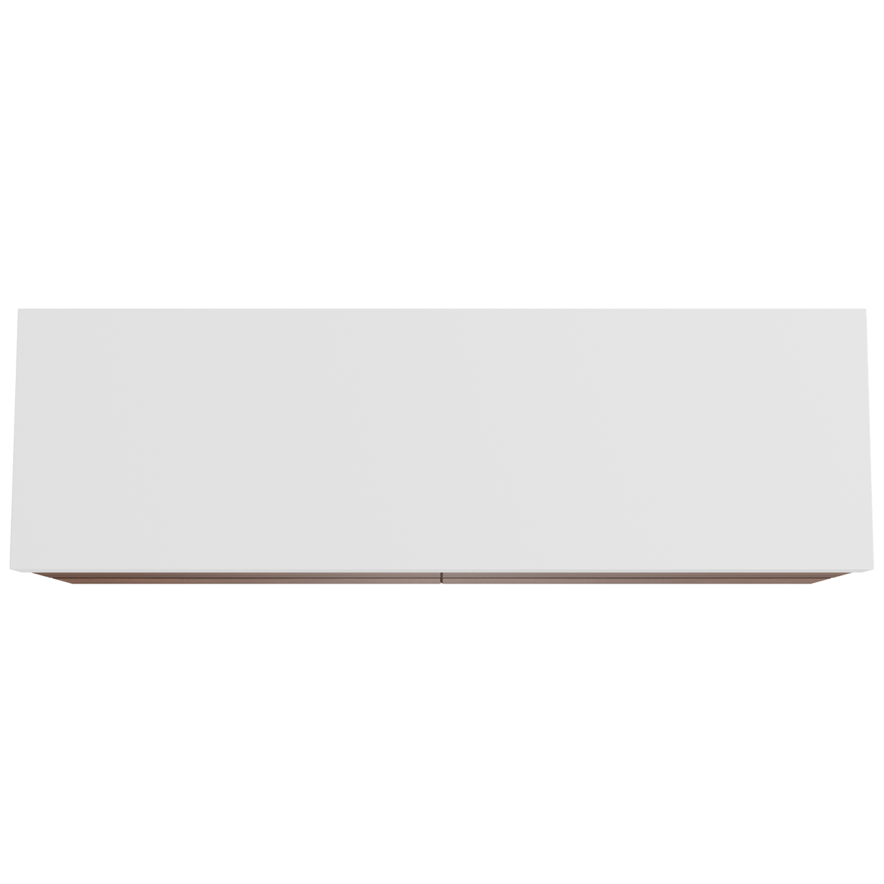 Balmani Mitra hängendes Möbelstück Set: 180 x 55 cm, Nussbaum, mit Dominus Einzel- oder Doppel Waschtischplatte, Solid Surface Weiß matt