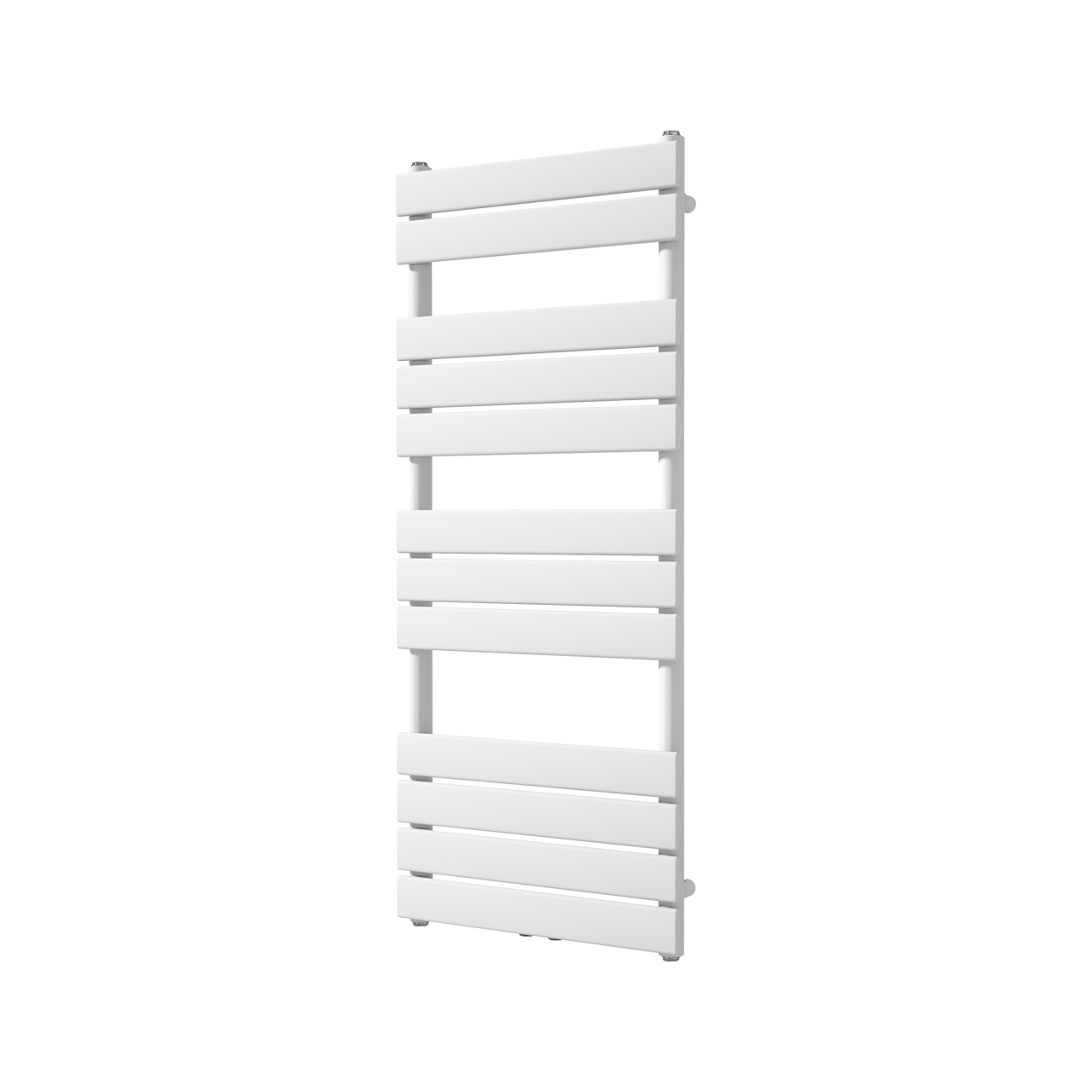 Vipera Vulcan sèche-serviettes simple 50 x 120 cm chauffage central blanc mat raccordements latéral et central possibles 734W