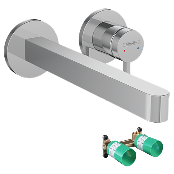 Hansgrohe Finoris Robinet de lavabo à encastrer chrome incl élément intégré