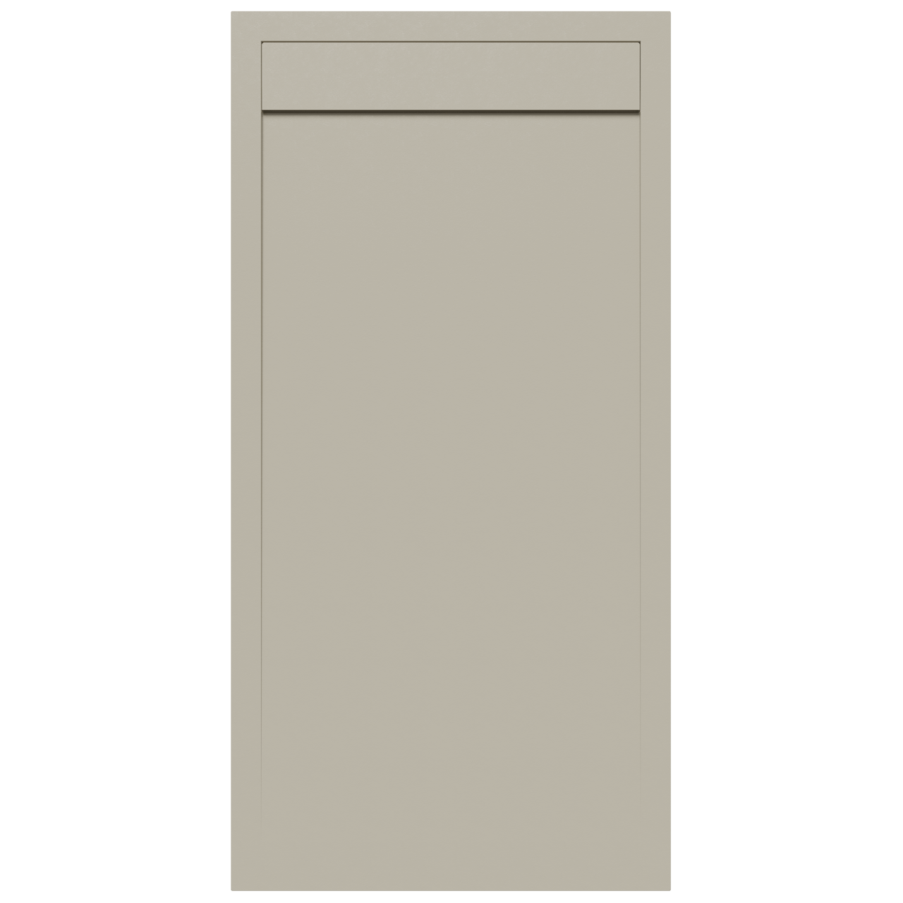 Luca Varess Dandy Duschwanne: 180 x 90 cm, Marmorkomposit, seidengraue Steinstruktur, matt