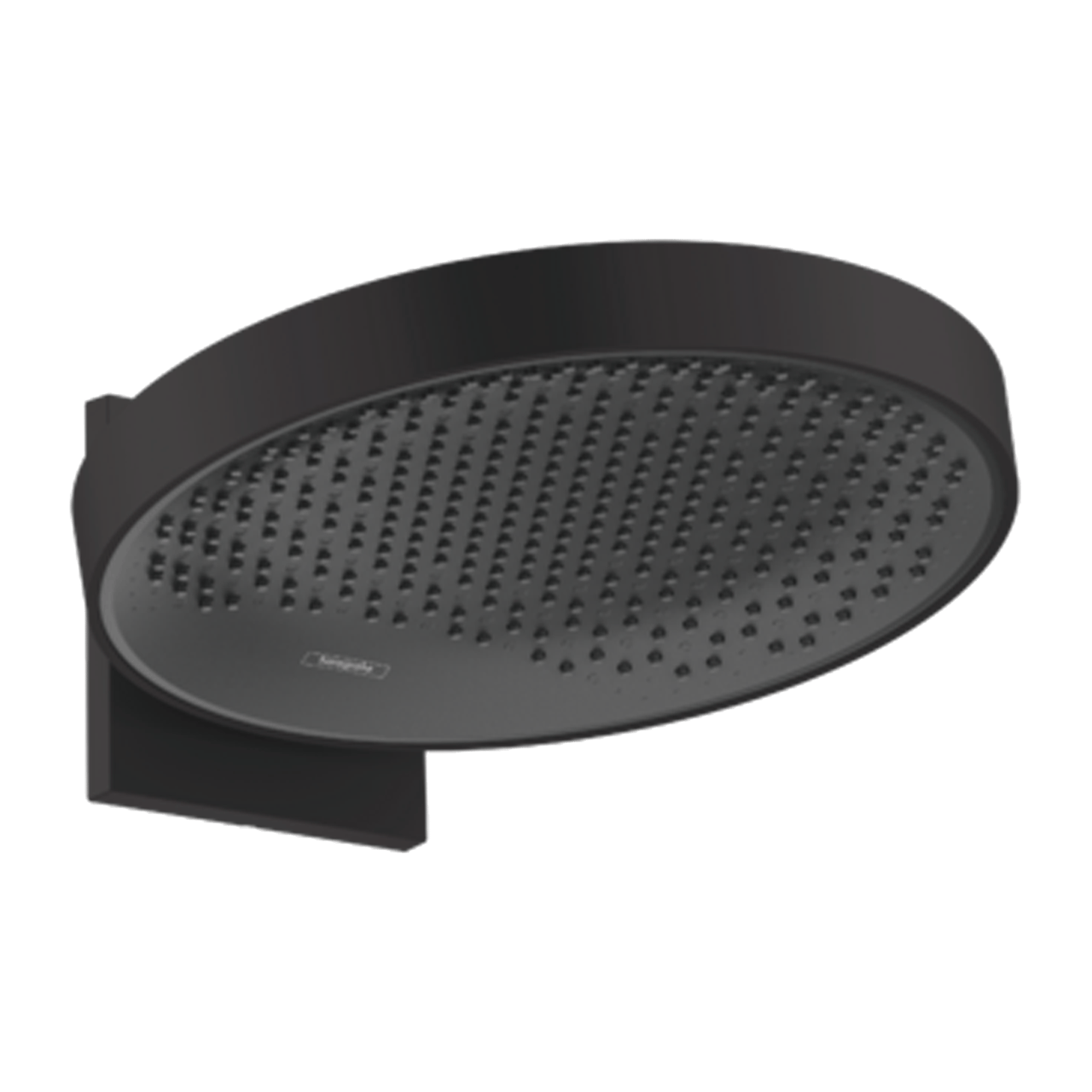 Hansgrohe Rainfinity 360 Duschkopf Rund, Ø 36 cm, Wandmontage, Schwarz matt