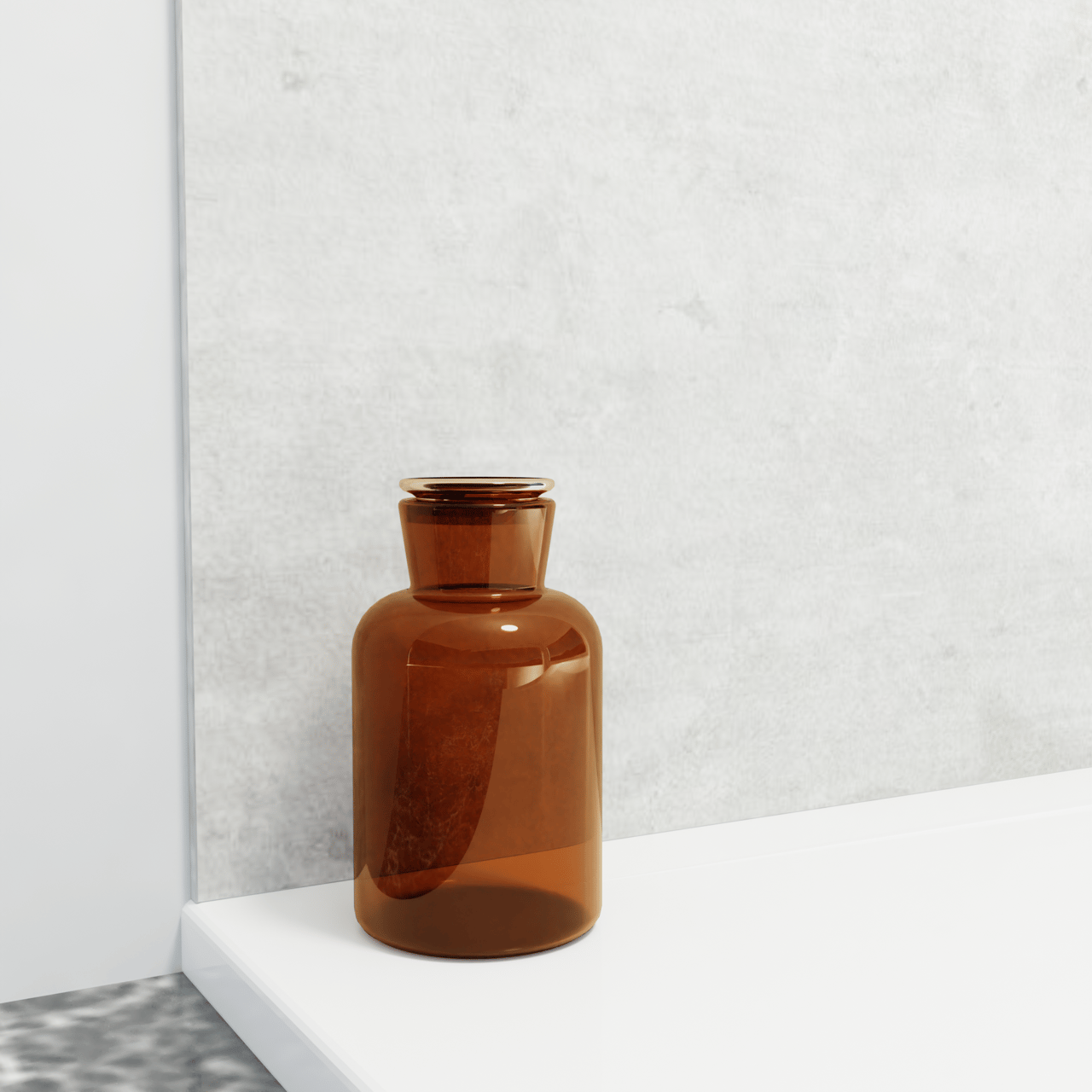 Balmani Studio douchewandpaneel 120 x 220 cm keramiek Fusion Beton