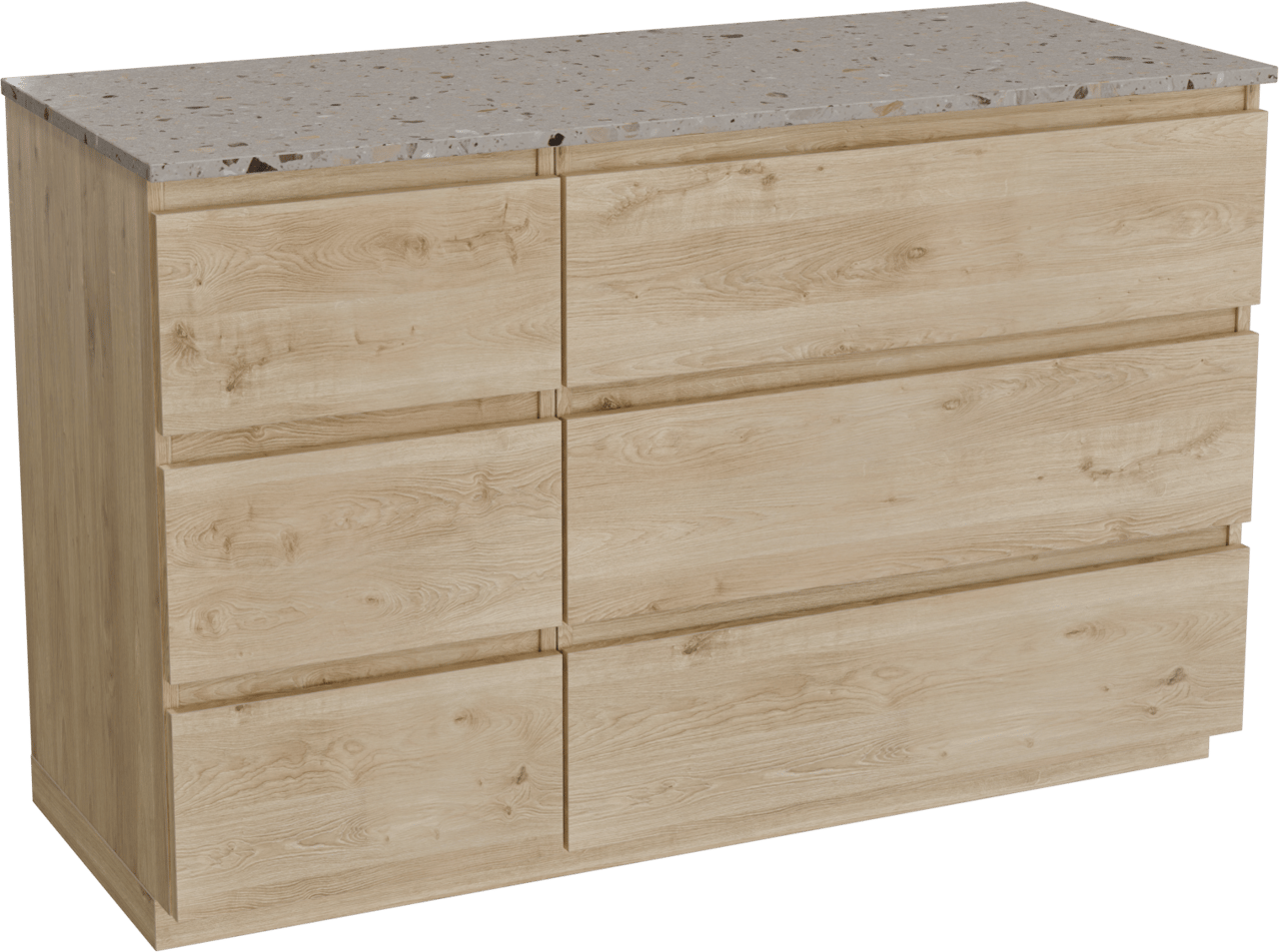 Balmani Lucida Badmöbel mit Stretto Waschtischplatte für Aufsatzwaschbecken