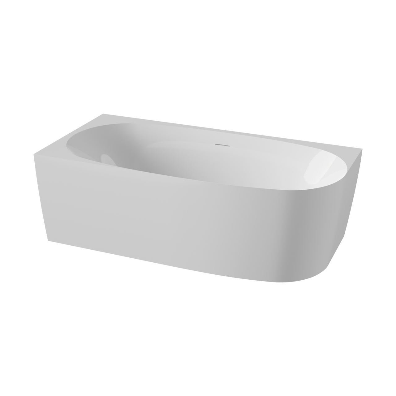 Luca Varess Sutilo 2-Personen-Eckbadewanne: links, 170 x 75 cm Acryl, Weiß Glänzend