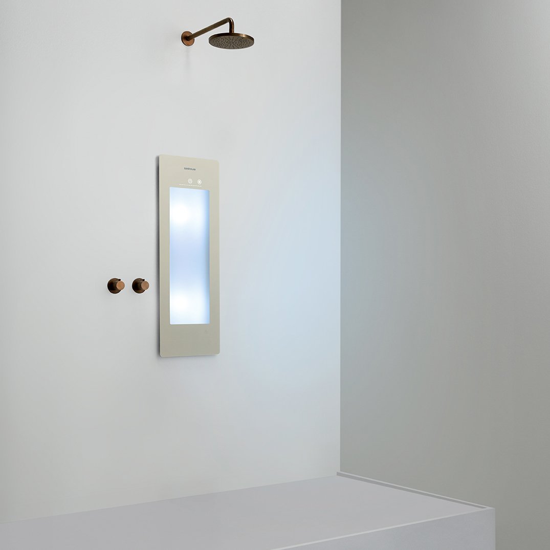 Sunshower Plus S Infrarood en UV Inbouw sand white