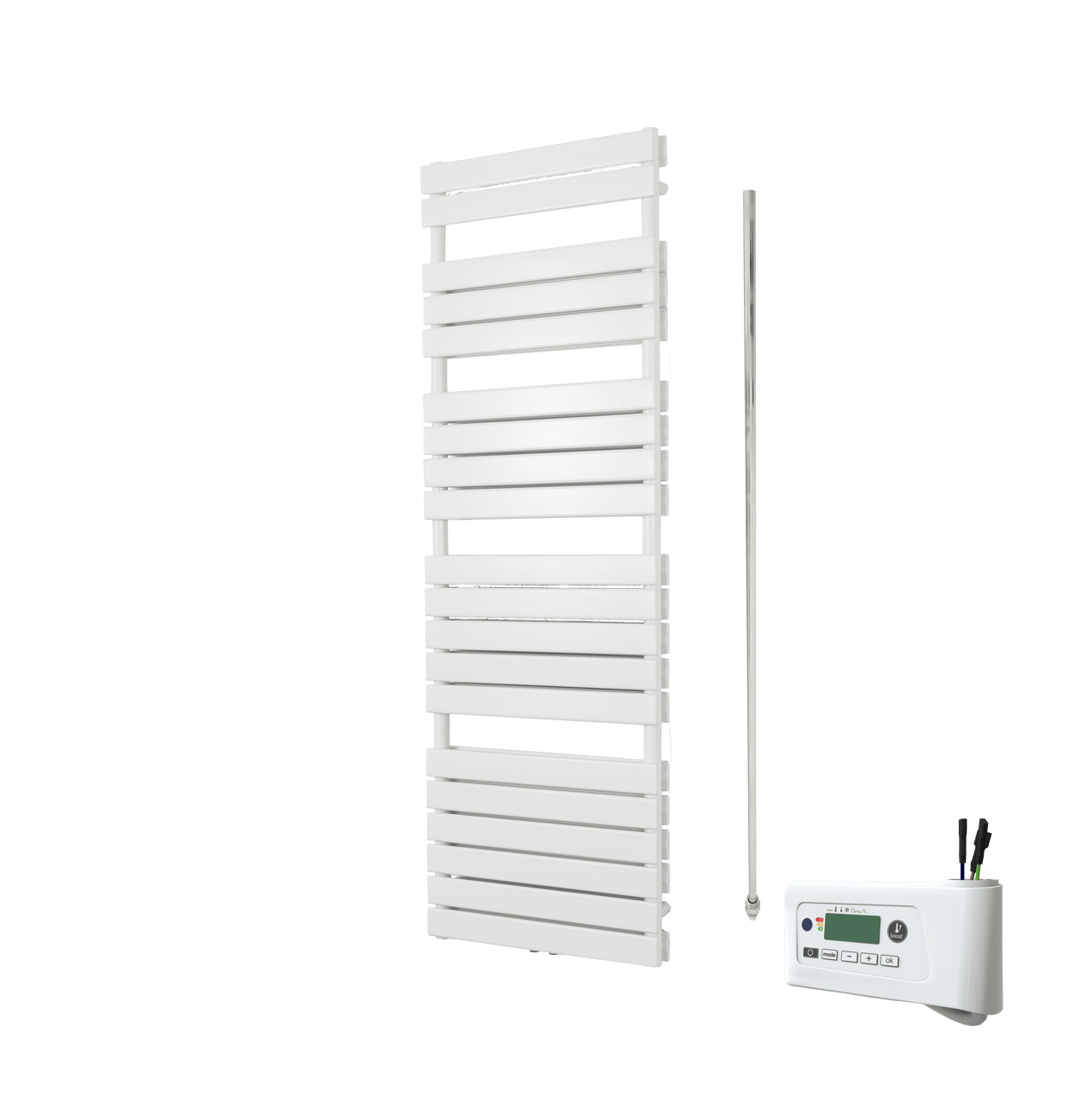 Dubbele Radiator Vipera Vulcan dubbele handdoekradiator 60 x 183,5 cm elektrische ...