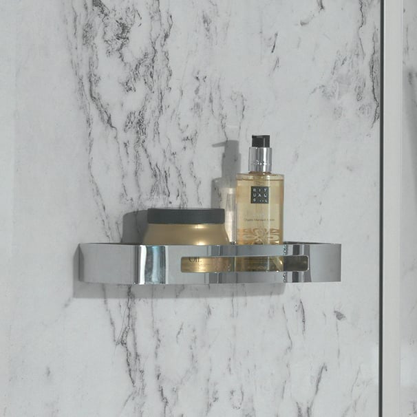 Blaufoss Chic zeeprek rechthoekig chroom