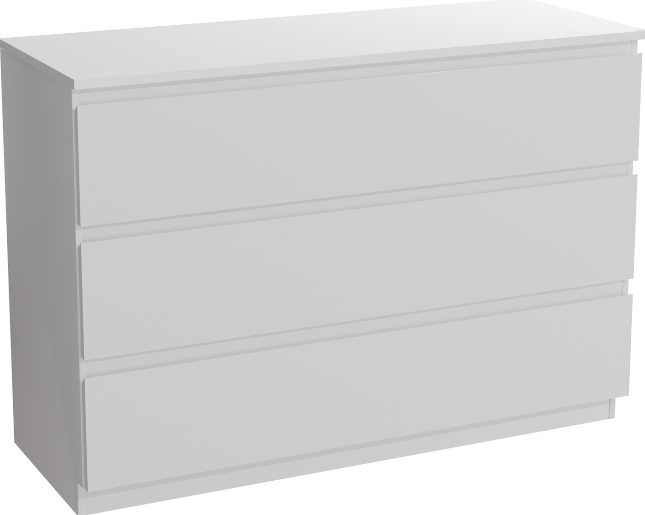 Linie Lado freistehendes Möbelstück Set: 120 x 46 cm, Weiß matt, mit Lado Doppel Waschtischplatte, Marmorkomposit Weiß matt