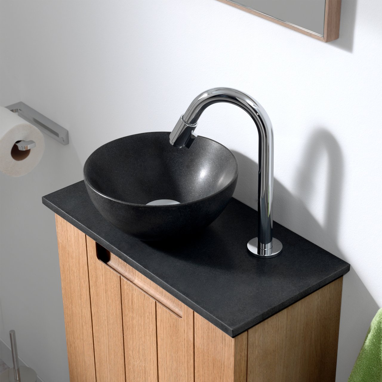 Blaufoss Ottawa robinet de lave-mains haut Chrome Brillant