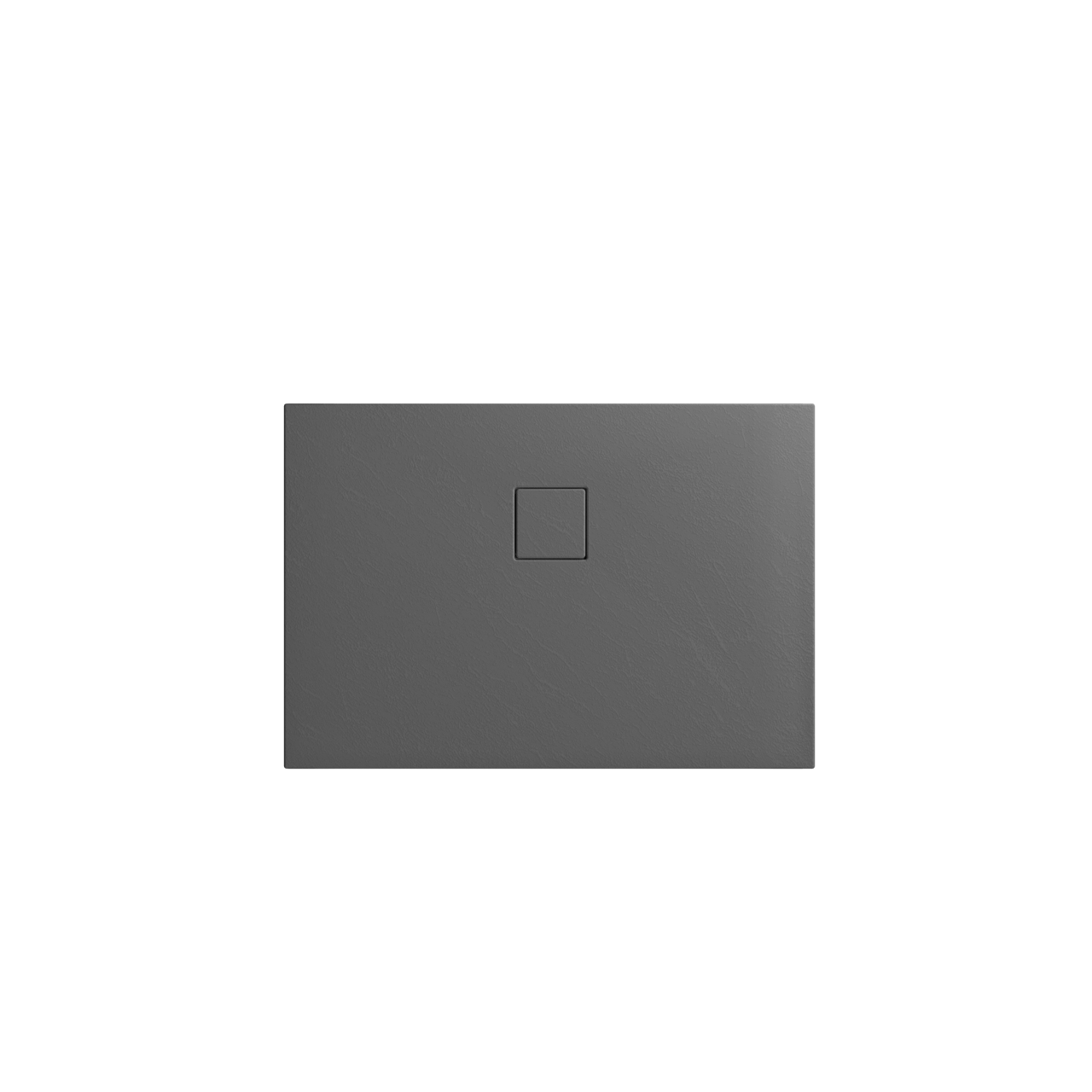 Linie Rumba receveur de douche 100 x 80 cm acrylique gris foncé texture ardoise