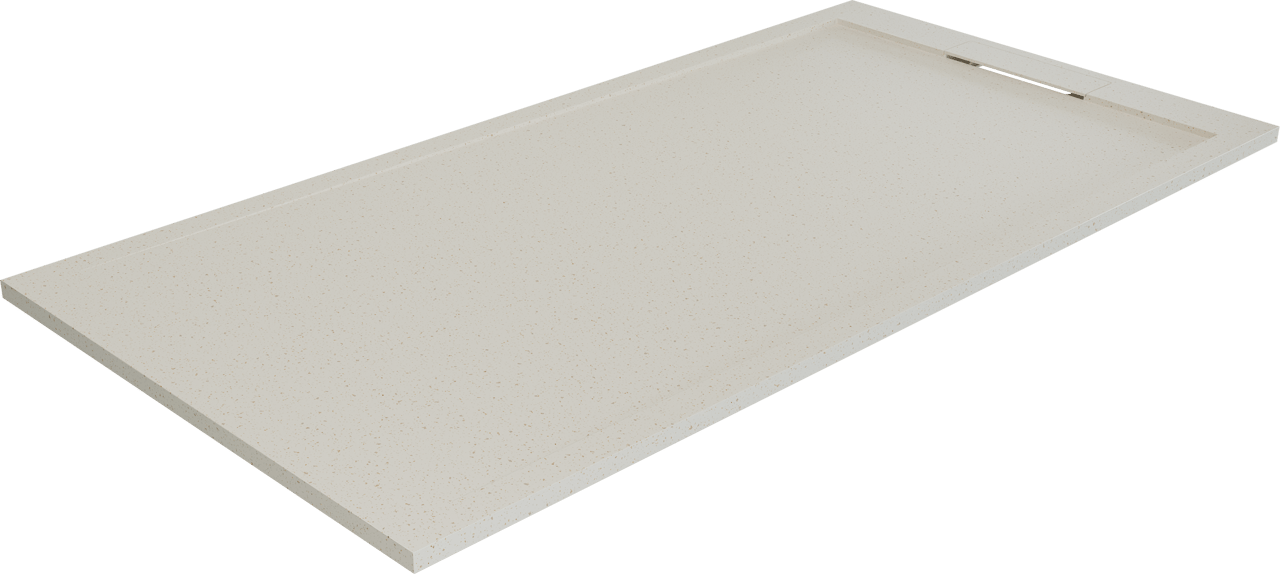 Balmani Andes Duschwanne: 180 x 90 cm, Solid Surface, Granita