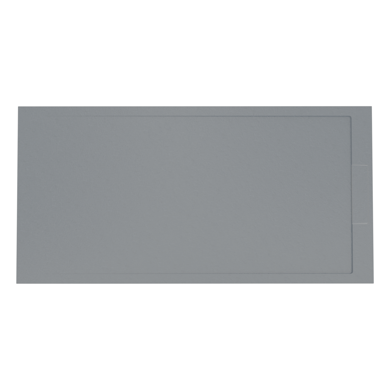 Balmani Indus receveur de douche 180 x 90 cm marbre composite gris foncé texture ardoise