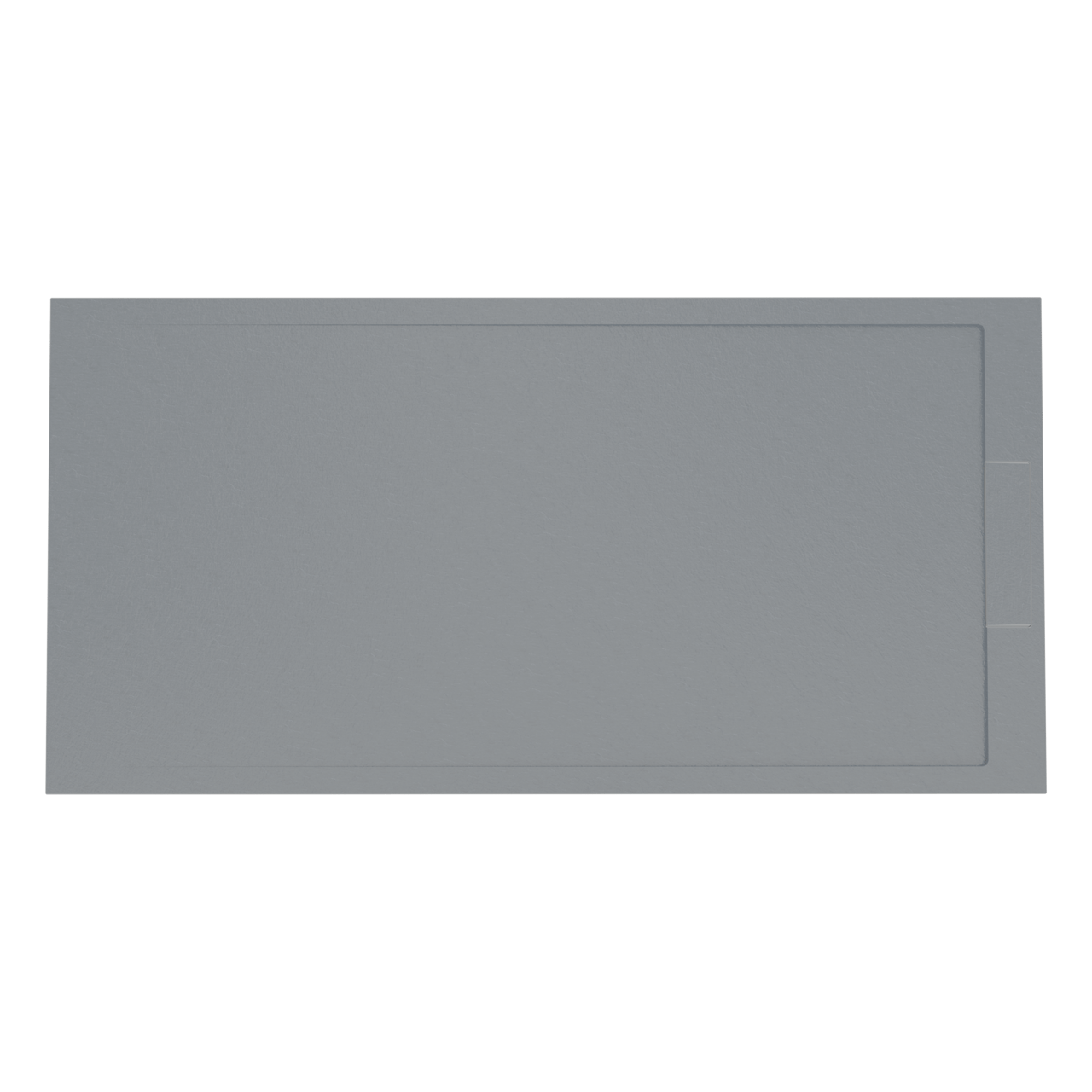 Balmani Indus receveur de douche 180 x 90 cm marbre composite gris foncé texture ardoise