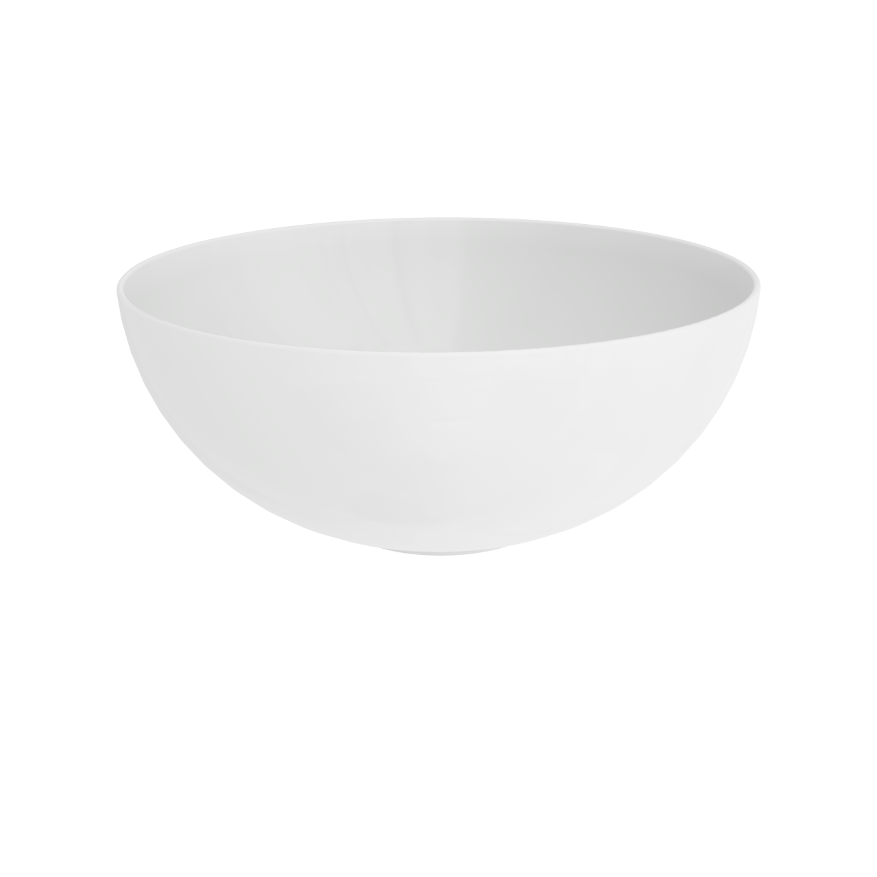 Luca Varess Supra vasque à poser porcelaine Blanc Brillant rond Ø 36 cm