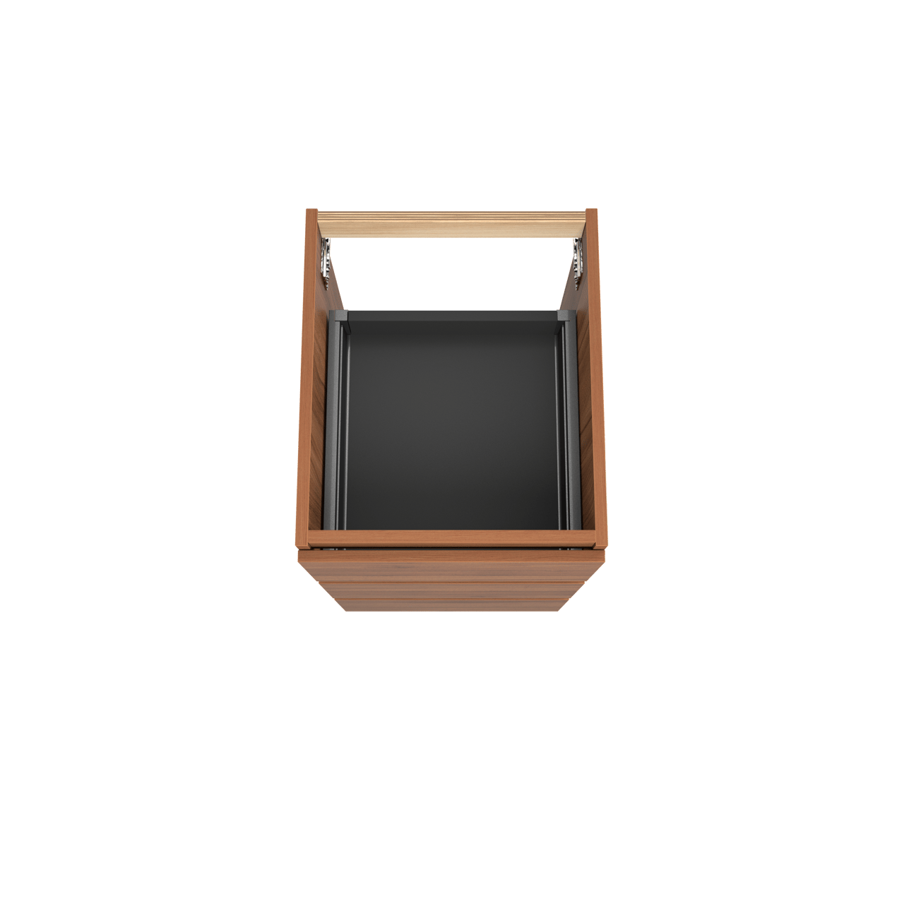 Balmani Lucida staande wastafelonderkast 45 x 55 cm notelaar 3 lades