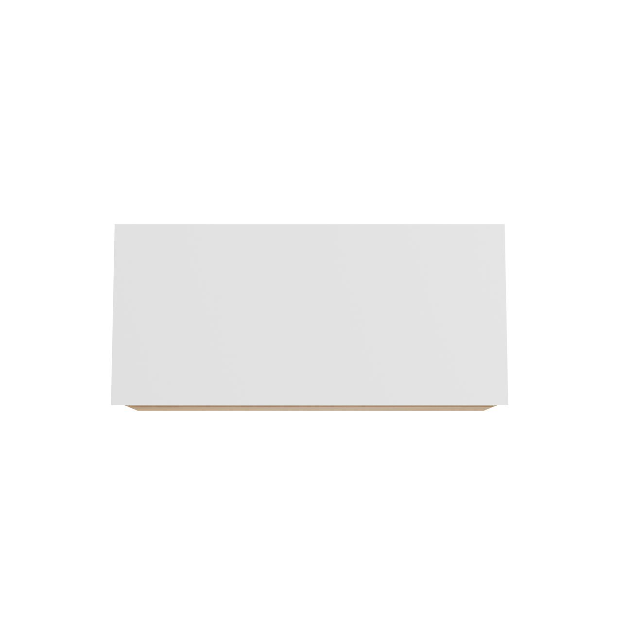 Balmani Mitra meuble salle de bains suspendu 120 x 55 cm chêne naturel avec Stretto tablette simple ou double en solid surface blanc mat