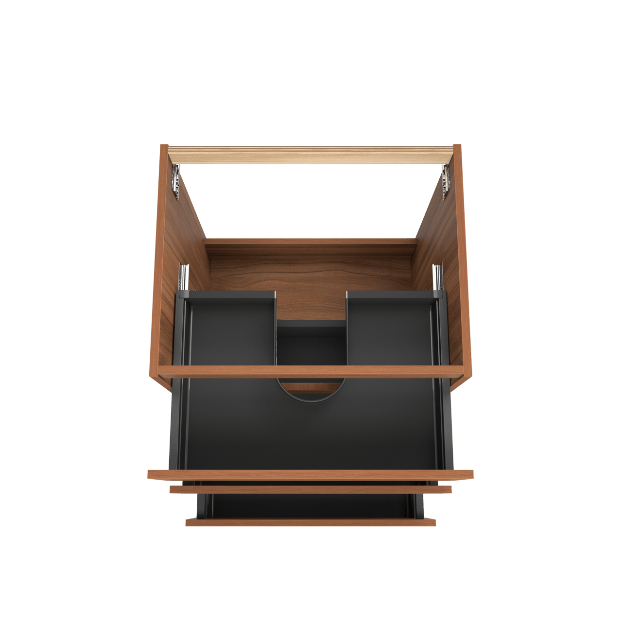 Balmani Lucida staande wastafelonderkast 67,5 x 55 cm notelaar 3 lades