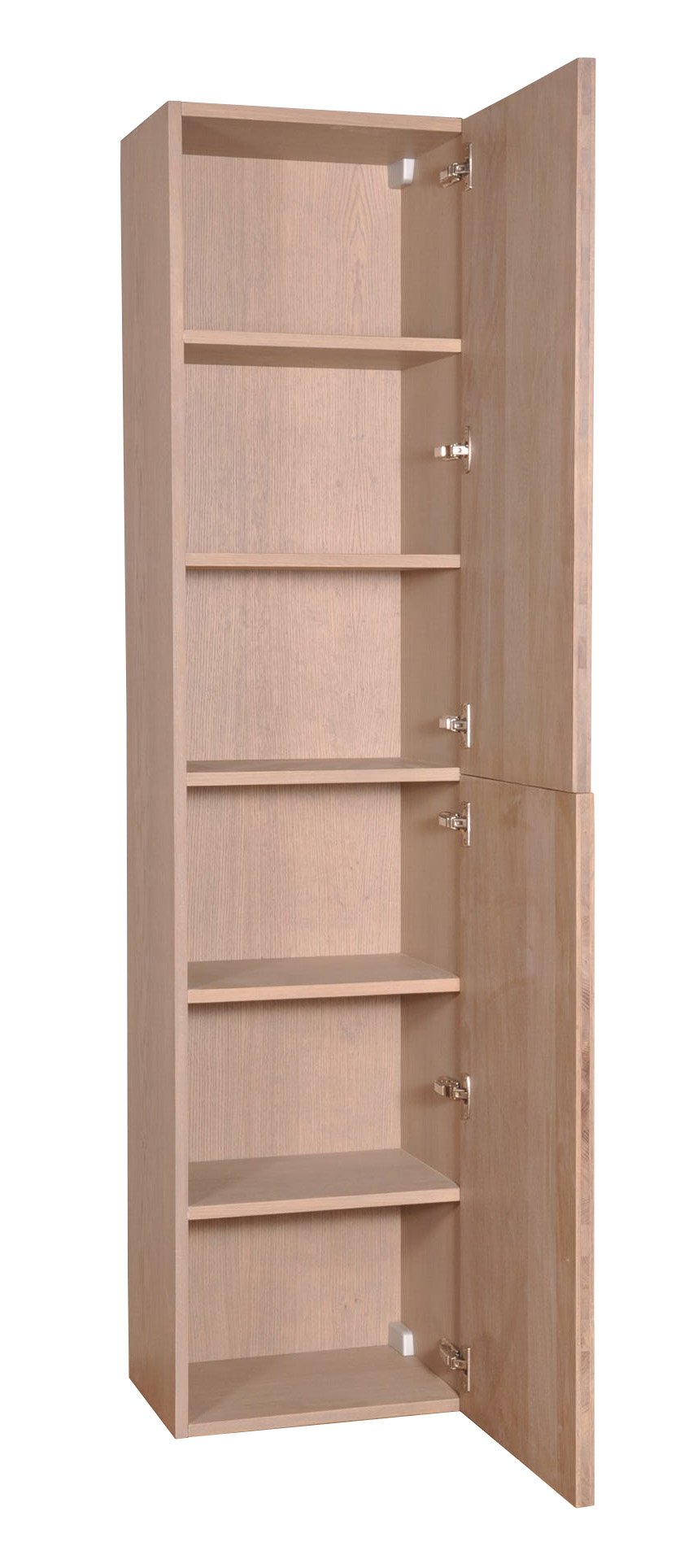 Balmani Adagio Badhochschrank: Stehend, Eiche verwittert, 45 x 35 x 197 cm