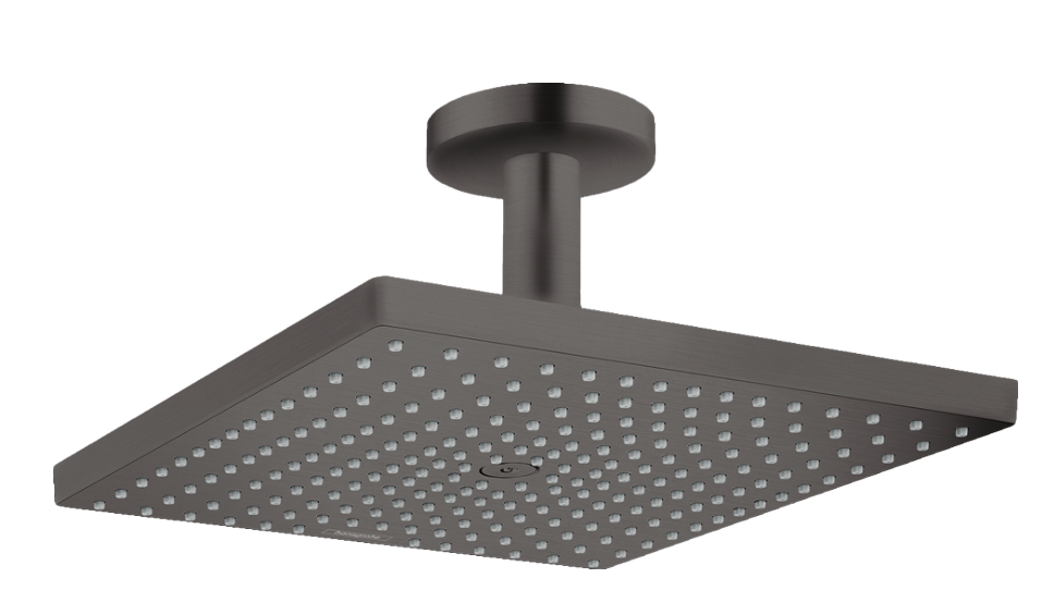 Hansgrohe Raindance E300 tête de douche carré Ø30cm Brushed Black Chrome