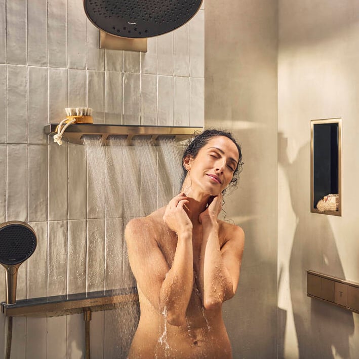 Hansgrohe Rainfinity 500 Douche d'épaules 1 jet Brushed Bronze