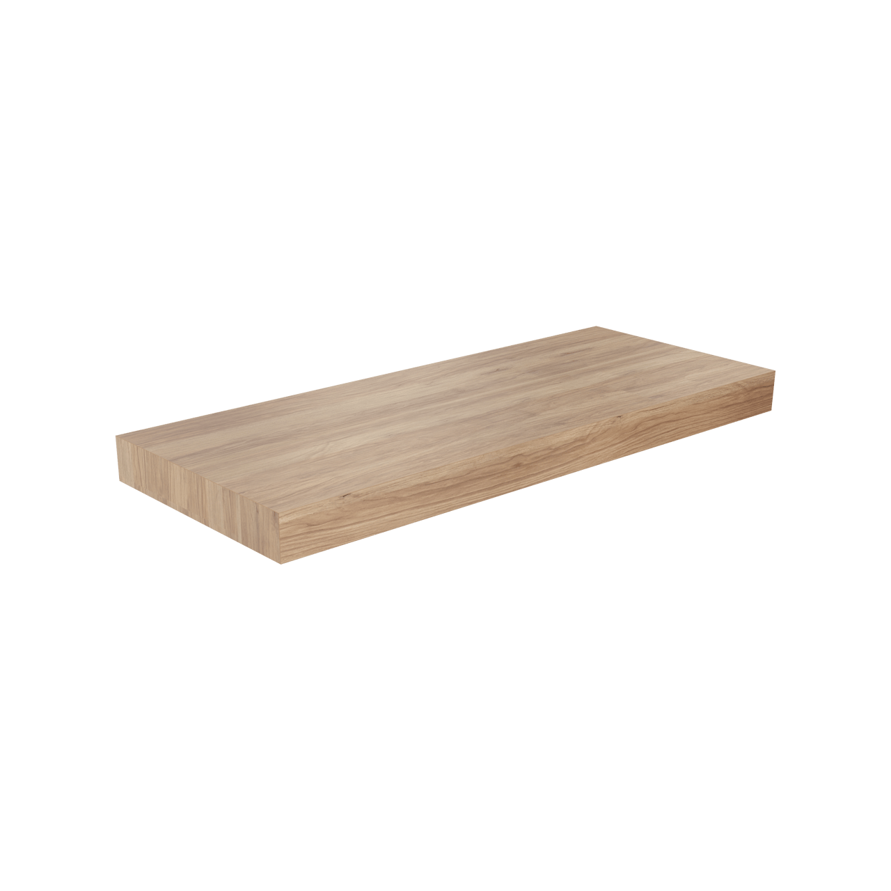 Storke Kada Einzel- oder Doppelwaschtischplatte, Teak rustikal, hpl 130 x 52 cm