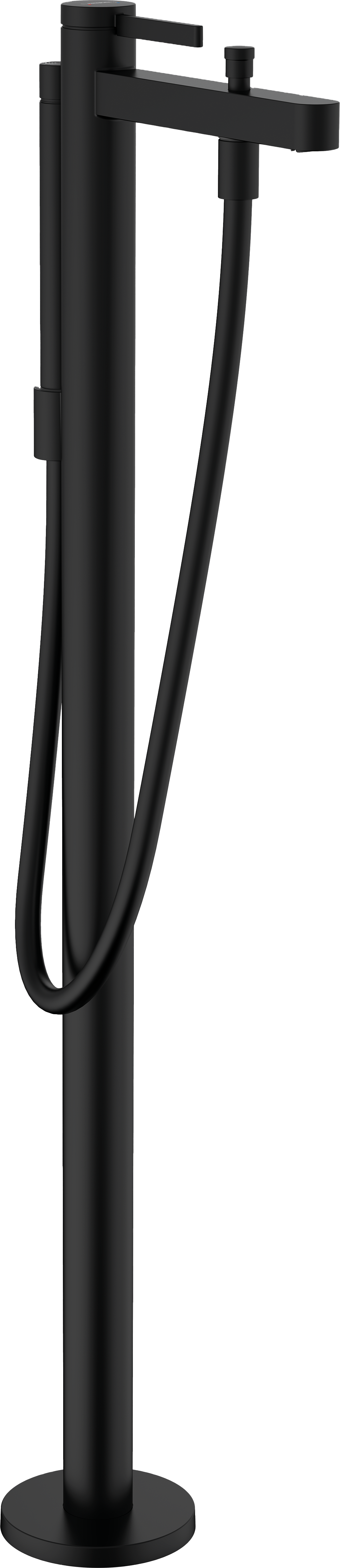 Hansgrohe Finoris standard Mischarmatur Badewannenarmatur Schwarz Matt