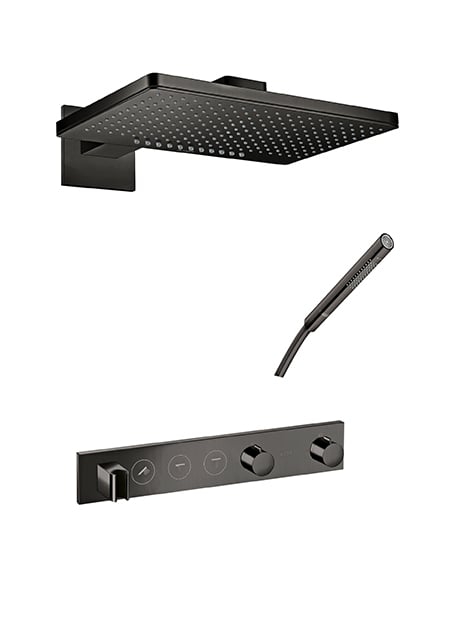 Axor Starck Flexible de douche 160 cm Brushed Black Chrome pvc