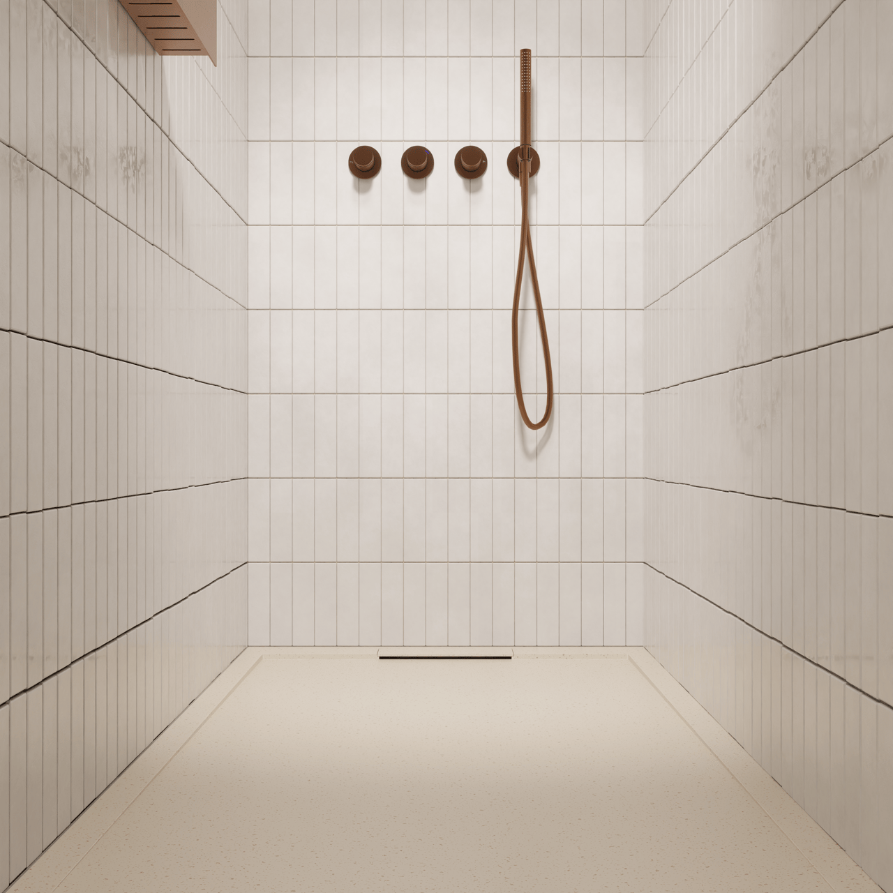 Balmani Andes douchebak 120 x 90 cm Solid Surface Granita