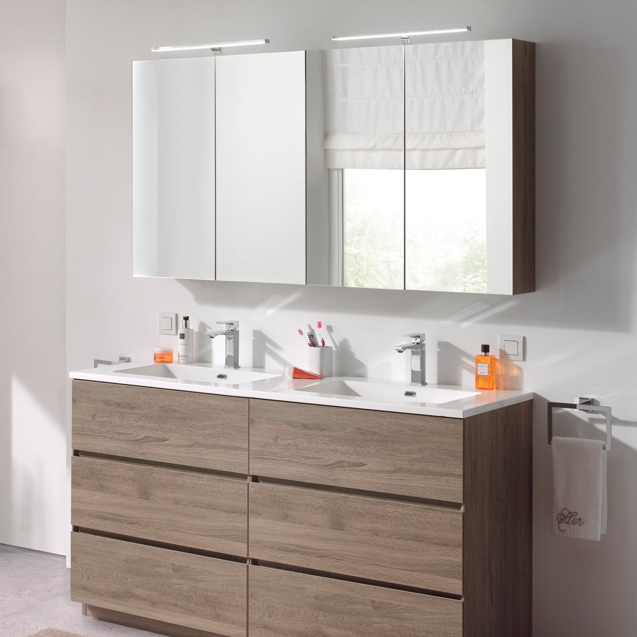 Balmani Lineato LED verlichting 49 cm chroom