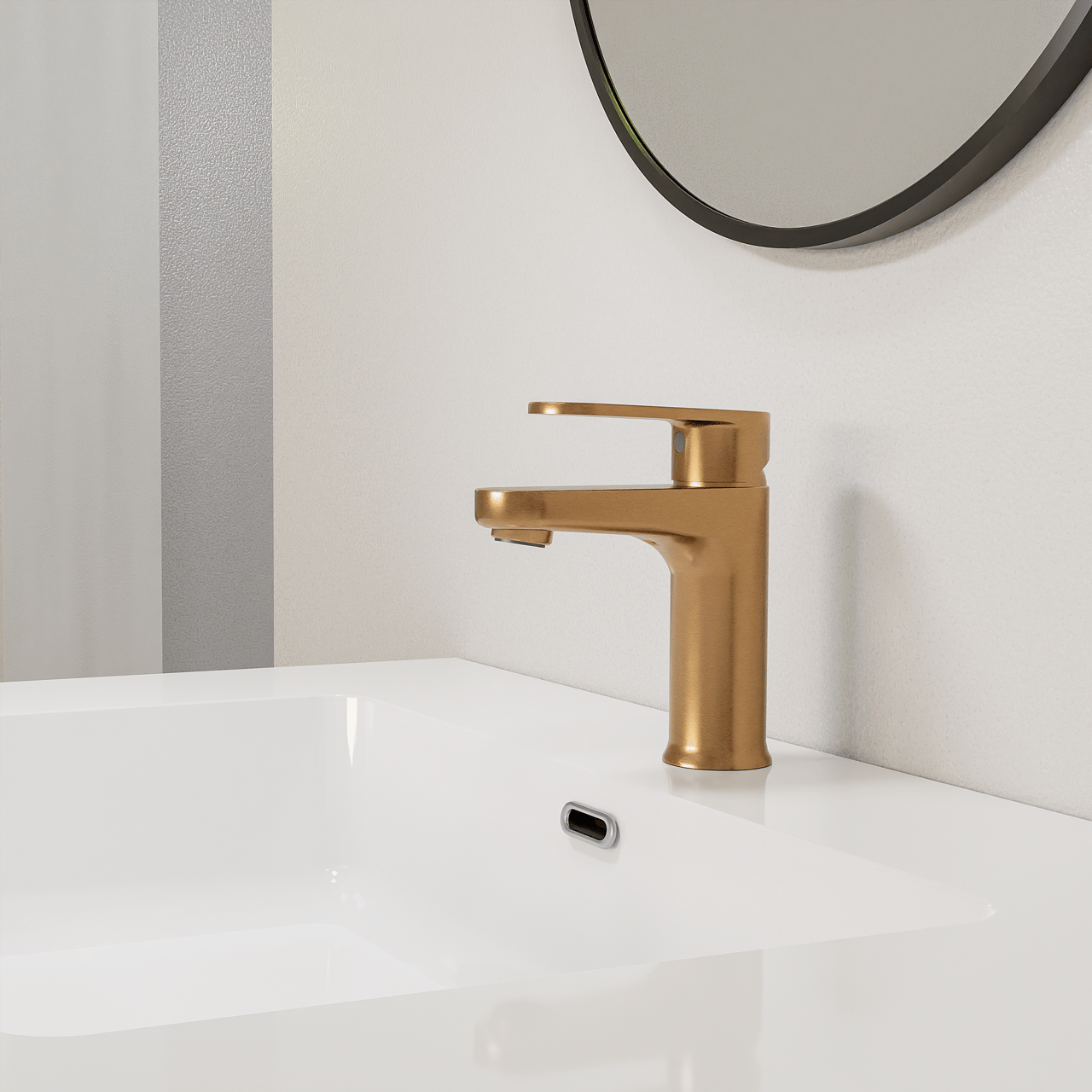 Linie Astor robinet de lavabo standard Brushed Rosegold