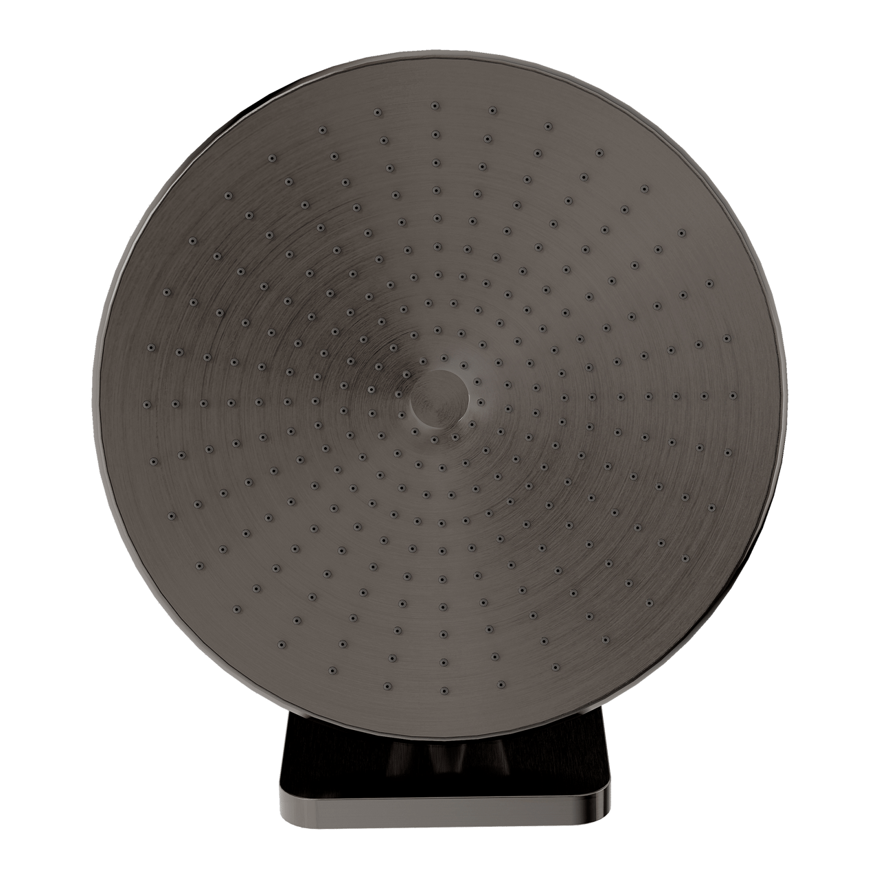 Blaufoss Onos 250 Duschkopf 25 cm, Wandmontage, mit Brausearm, Brushed GunMetal