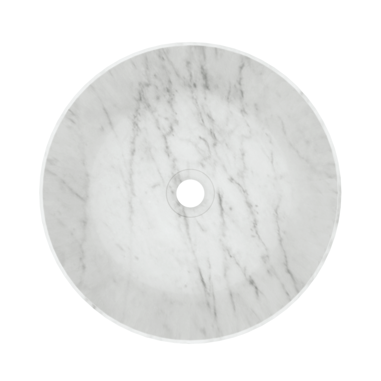 Balmani Still waskom Carrara marmer rond Ø 38 cm