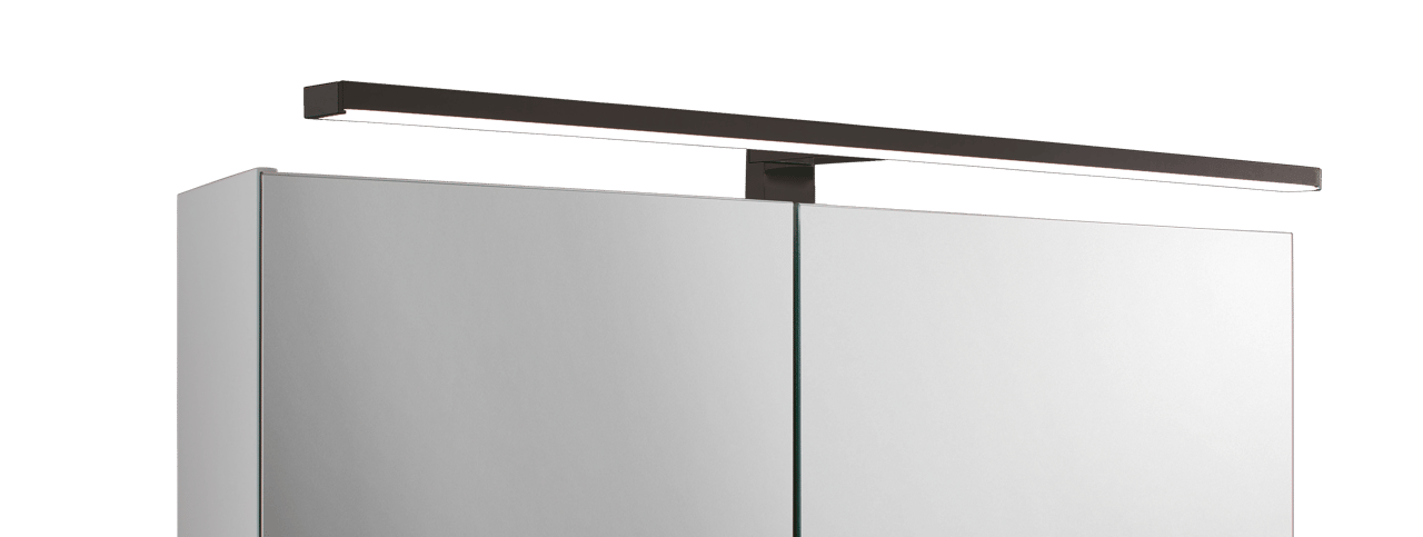Balmani Cubico LED Spiegelbeleuchtung: 80 cm, Schwarz, 4100K