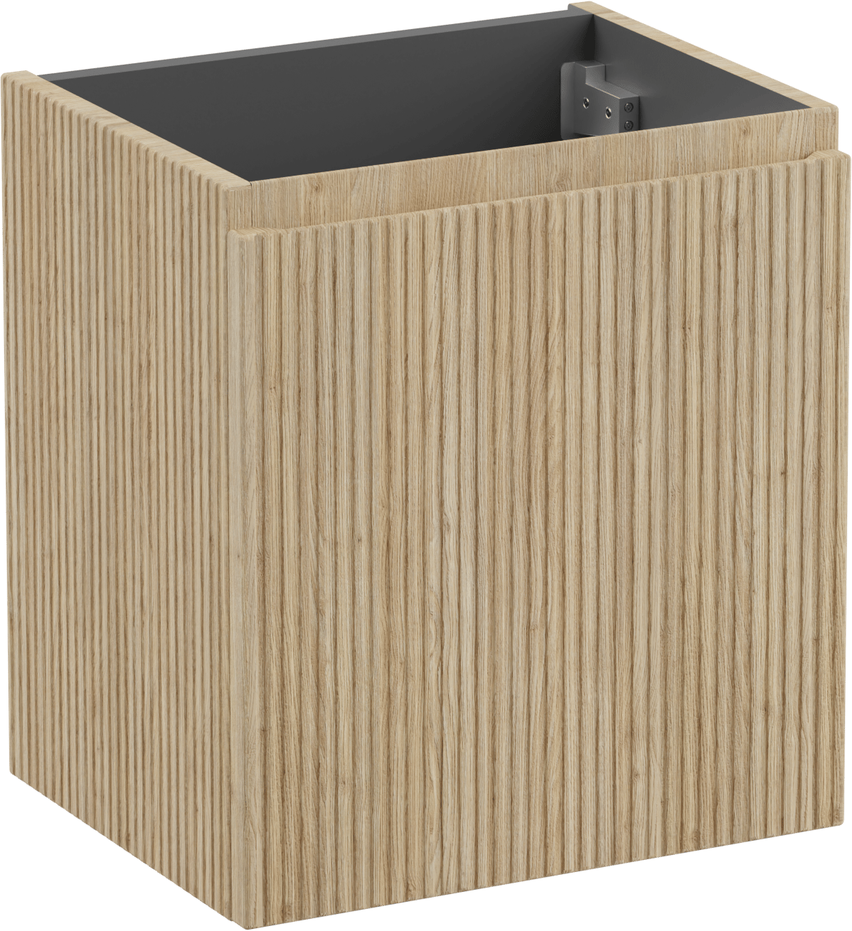 Storke Ribs meuble sous-lavabo suspendu 45 x 35 cm chêne brut