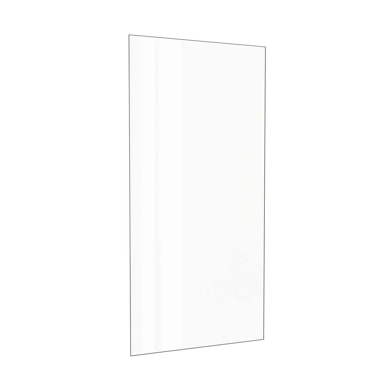 Balmani Senses Design panneau latéral 90 cm x 210 cm verre transparent