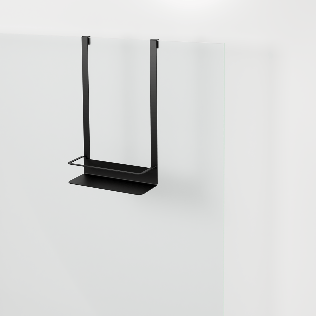 Blaufoss Tika porte-shampooing seul pour paroi de douche noir mat