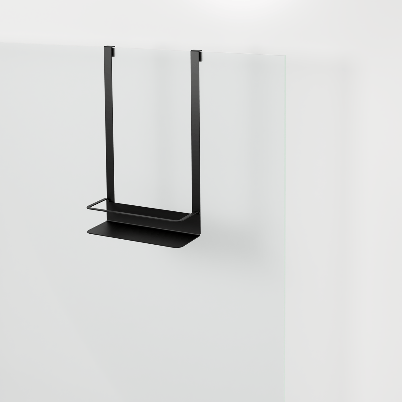 Blaufoss Tika porte-shampooing seul pour paroi de douche noir mat