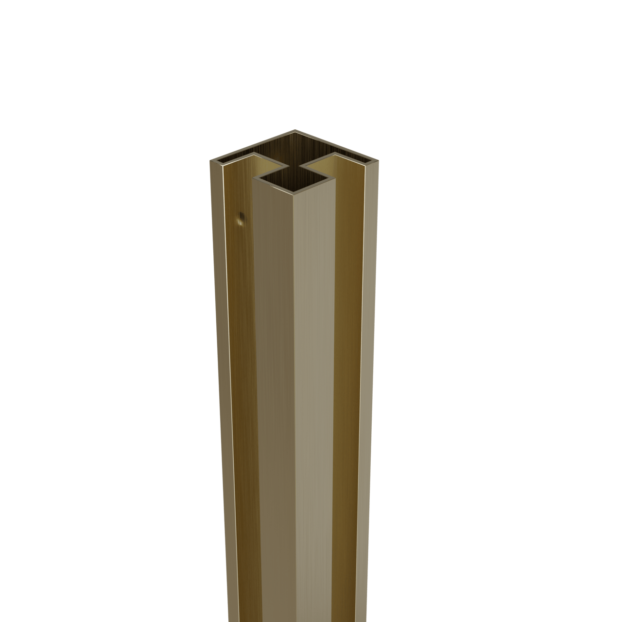 Balmani Modular profilé d'angle 200 cm Brushed Champagne Gold