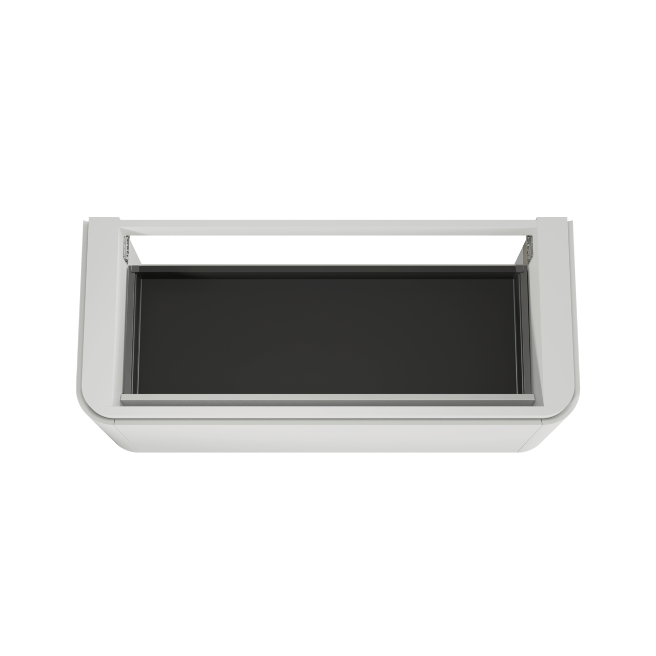 Balmani Moon hängender Waschbeckenunterschrank 130 x 55 cm weiß matt 2 Schubladen