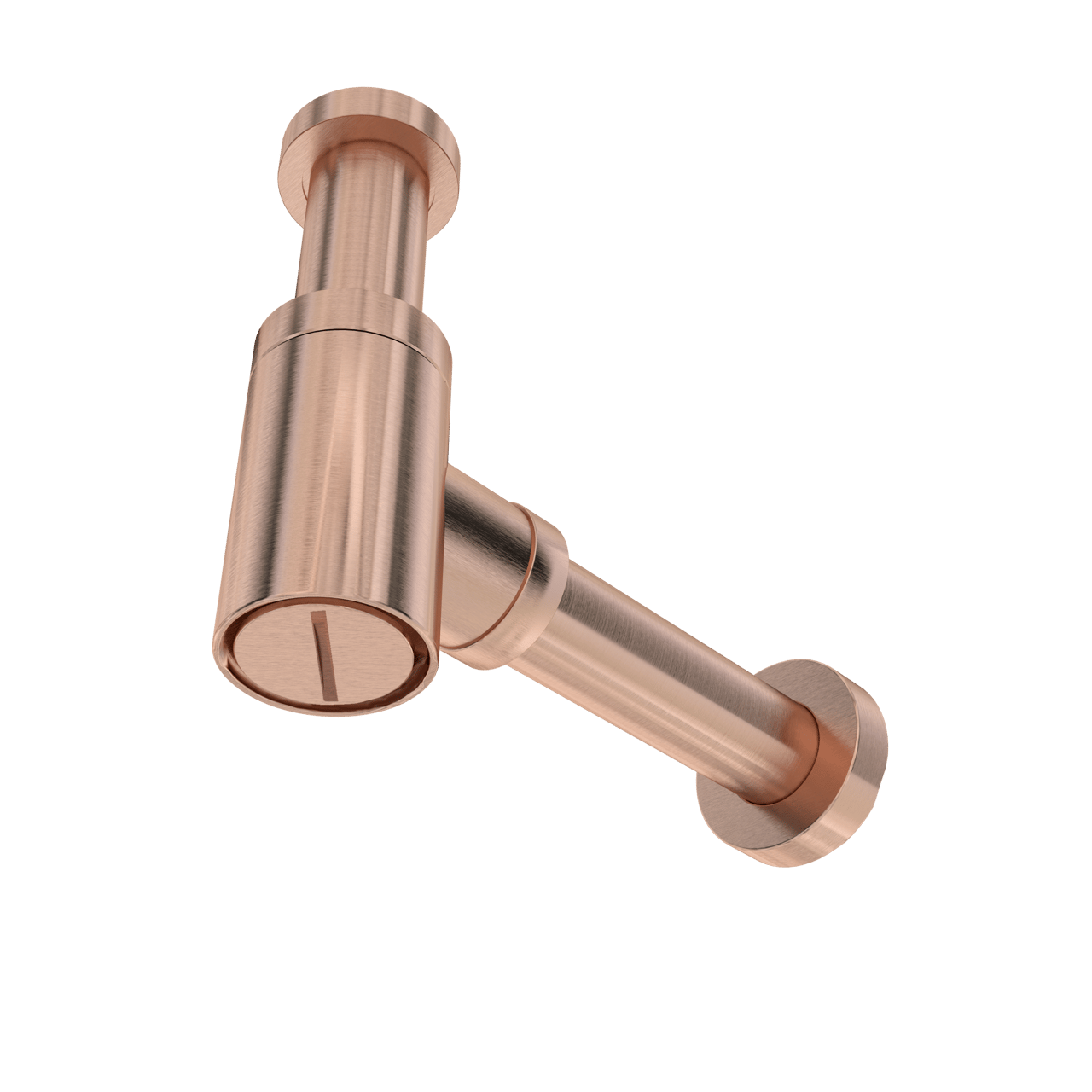 Santeg Styledrain MINI-X Ablauf für Handwaschbecken, roségold gebürstet, 32 mm