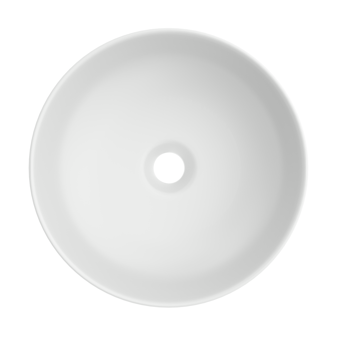 Luca Varess Perla vasque à poser porcelaine blanc mat rond Ø 34 cm