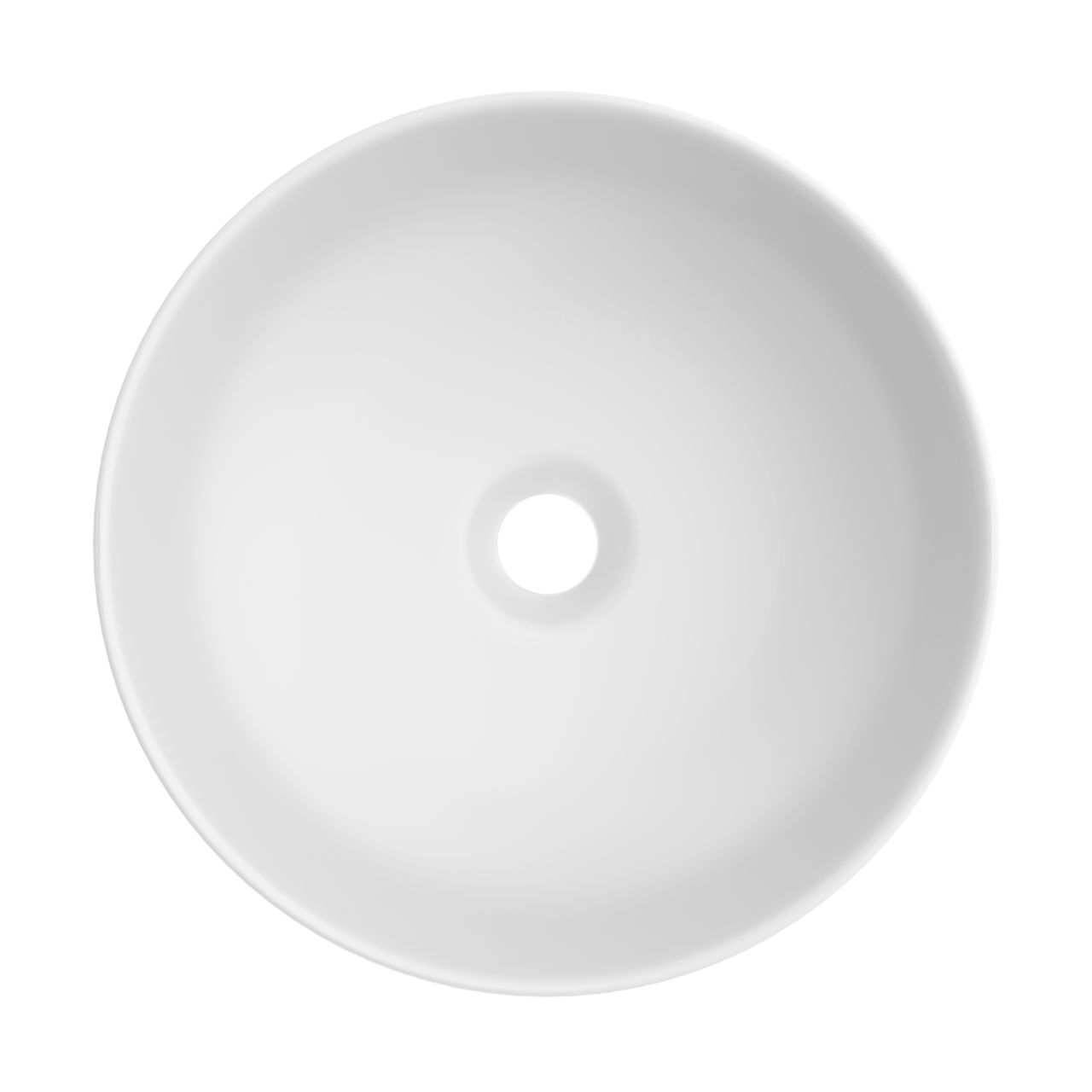 Luca Varess Perla vasque à poser porcelaine blanc mat rond Ø 34 cm