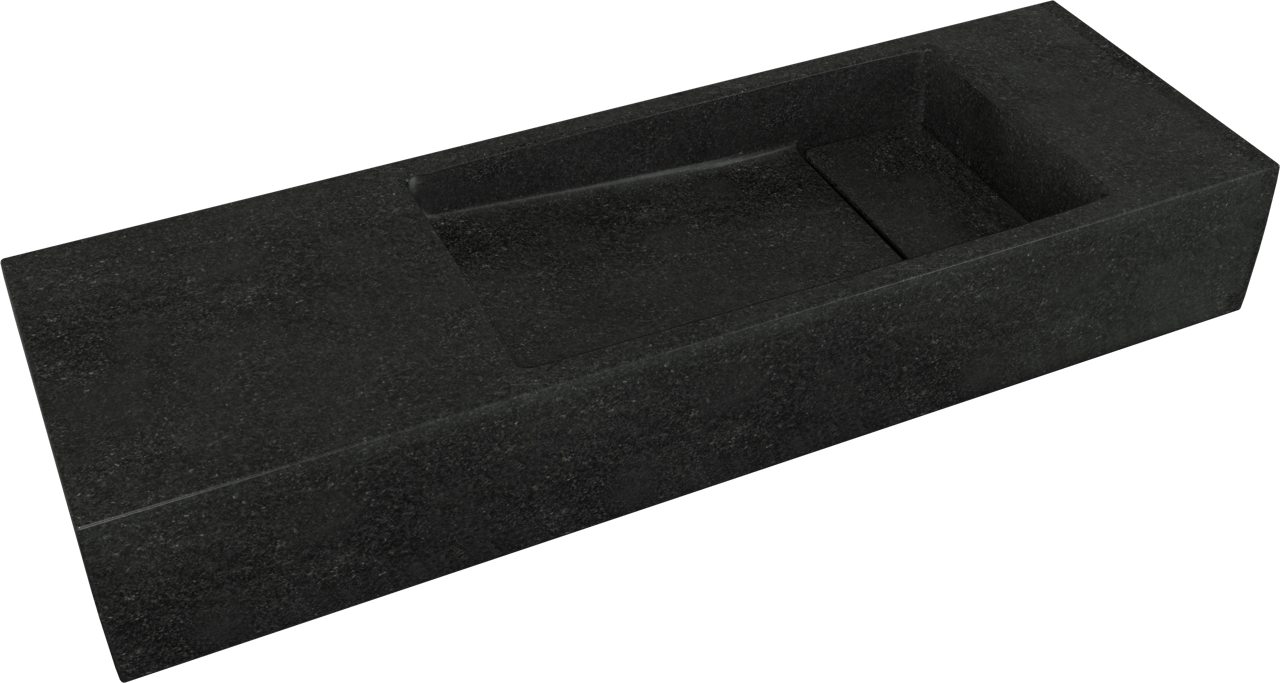 Balmani Mood handenwasser 65 x 20 cm Verzoete Graniet