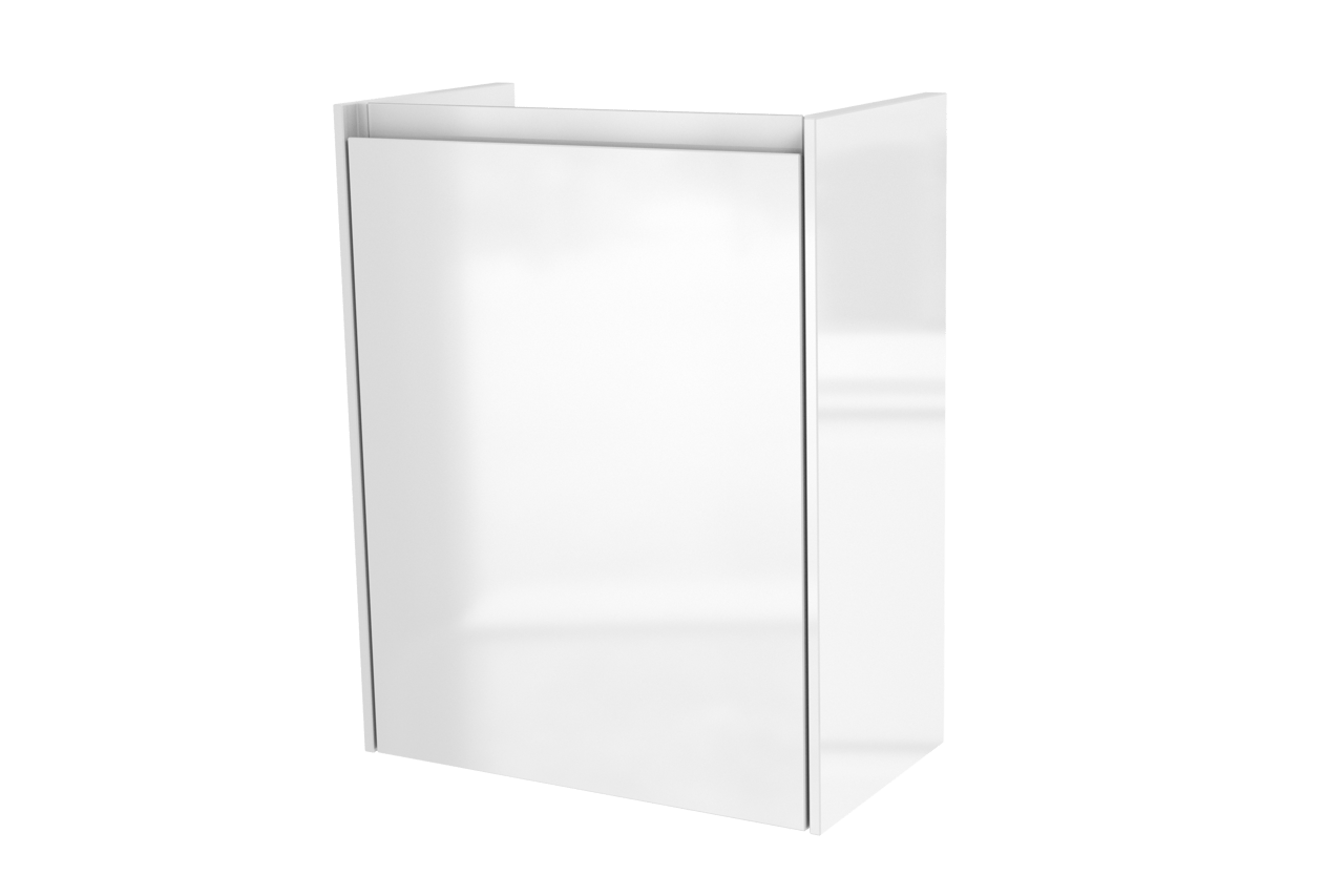 Storke Edge zwevende fonteinkast 40 x 22 cm hoogglans wit