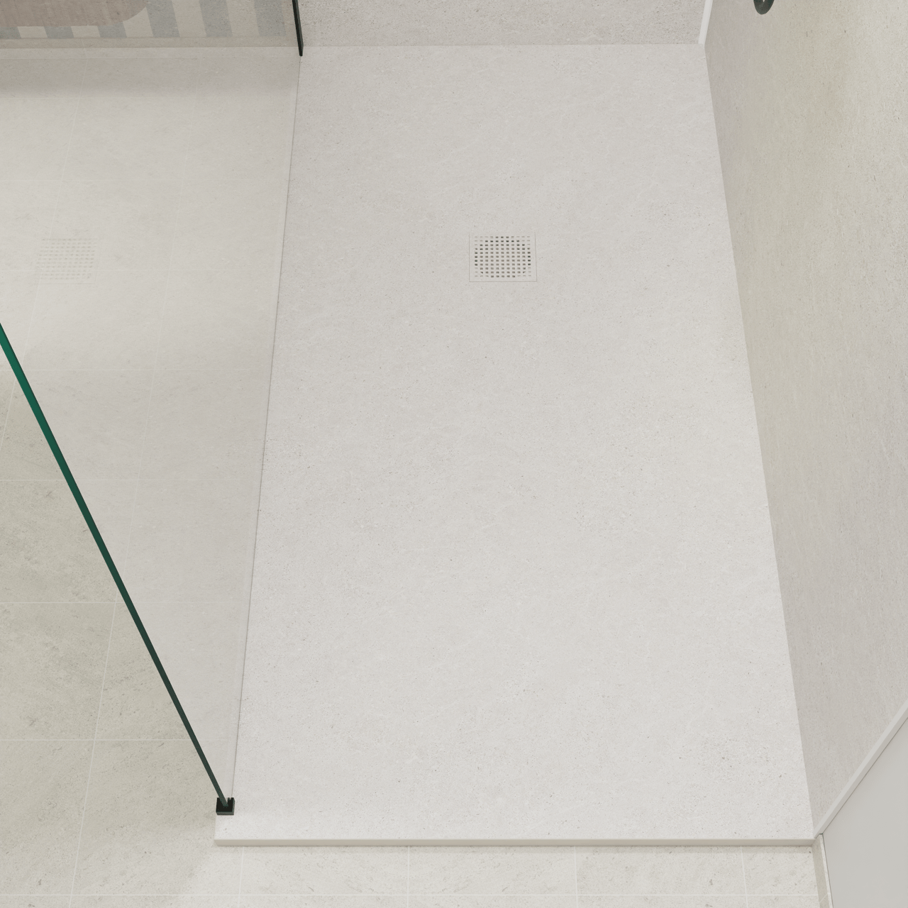 Luca Varess Suite douchebak 180 x 90 cm composietmarmer Dizzy Light 