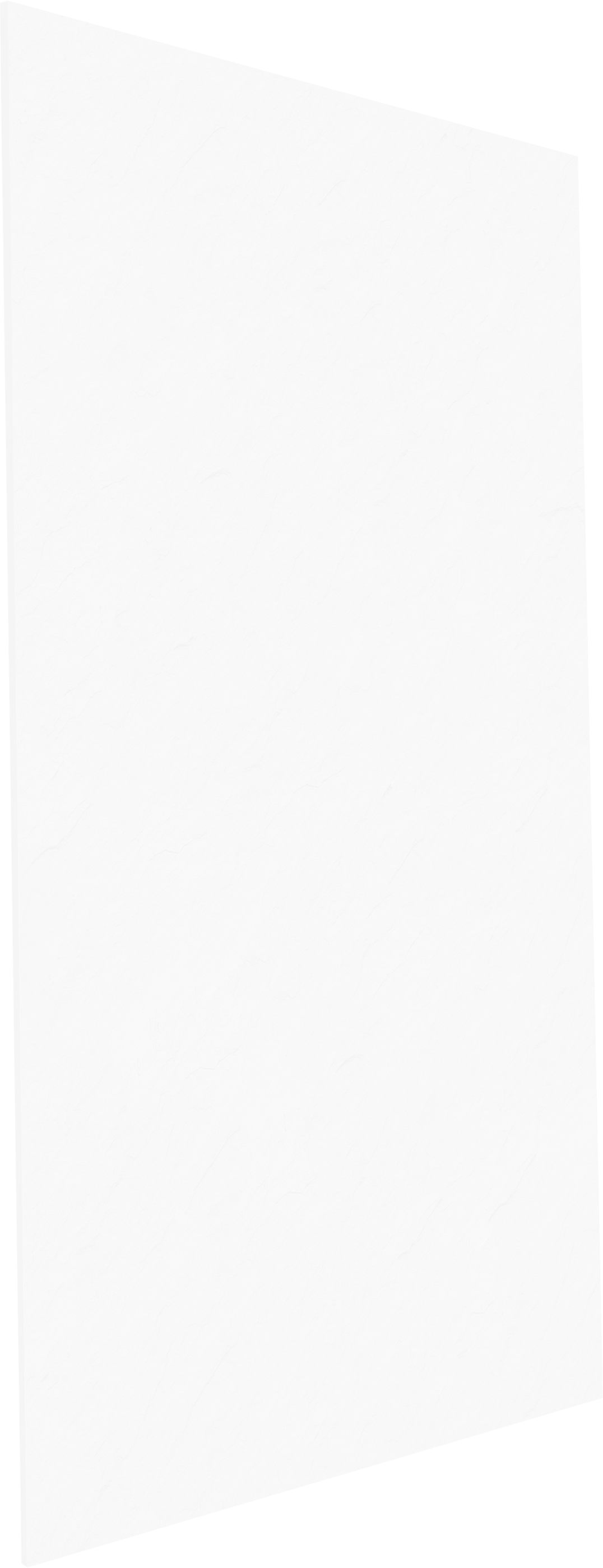 Balmani Piatto panneau mural de douche 140 x 260 cm Solid Surface blanc mat